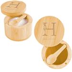 HH75087 Bamboo Salt Cellar With Custom Imprint